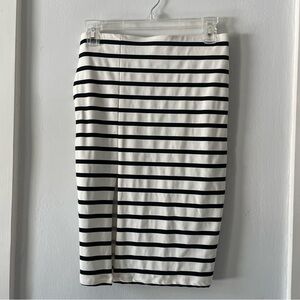 David Lerner striped pencil skirt